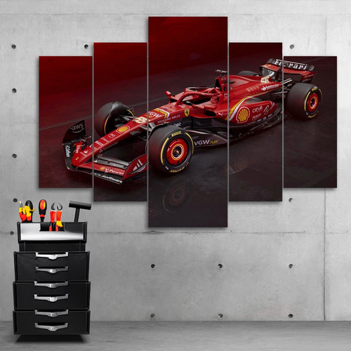 Cuadros Formula 1 F1 2024 Ferrari (110x80 Cm)