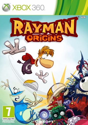 Rayman Origins (xbox 360) Lacrado - Original - Mídia Física