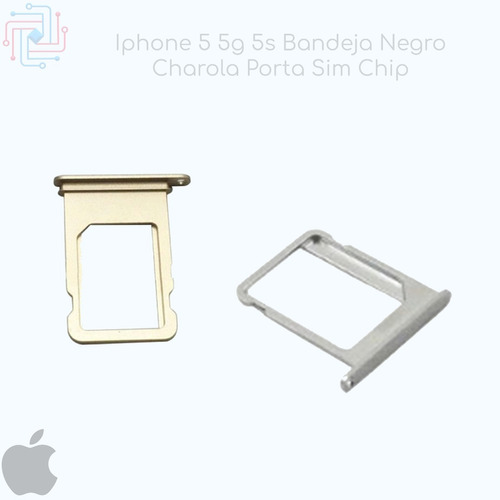 iPhone 5 5g 5s Bandeja Negro Charola Porta Sim Chip