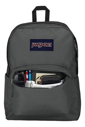 Mochila Jansport Superbreak Durable Lightweight Grey