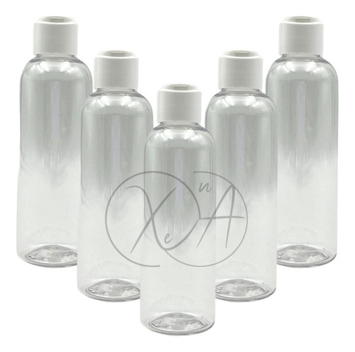 Envases Plasticos Botella 100 Ml Con Tapa Flip Top X 20