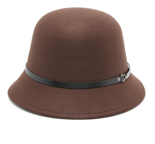 Sombrero Cloche Fieltro Mujer Moño Templo Kosher