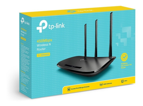 Router Ap Repetidor Tp-link Wifi 450 Mbps 2.4ghz Tl-wr940n