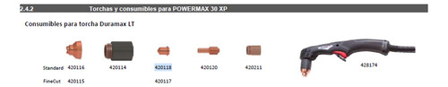 Electrodo Pmx30 Xp 420120 Hypertherm