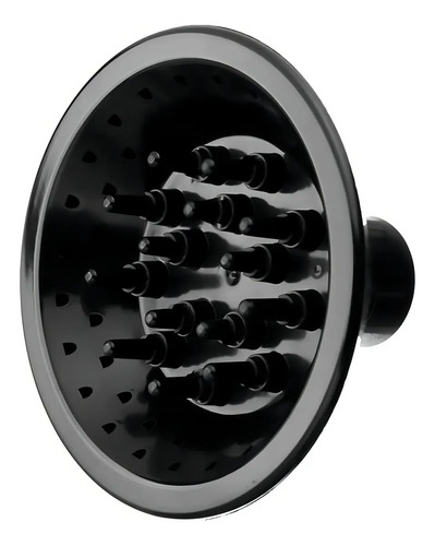 Difusor De Ar P/ Secador Cachos Profissional Cor Preto