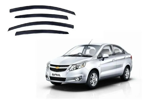 Kit Aletas Bota Aguas Chevrolet New Sail 2016-2019