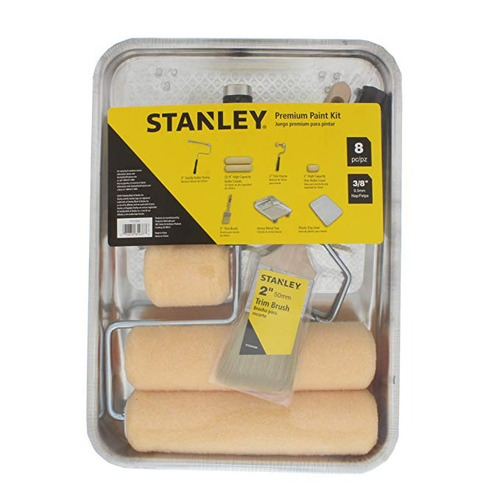 Stanley Home Kit De Pintura, Incluyendo Bandeja, Rodillo, Br