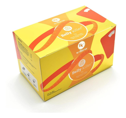 Imagen 5 de 8 de Té Belly Killer Linaza Jengibre Canela 30 Sobres Bc Wellness