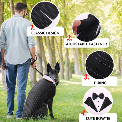 Traje De Boda Para Perro Esmoquin Para Perro Conjunto De Tra