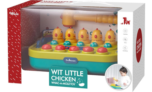 Wala Whack A Chicken Mole Game Para Niños Pequeños - Juguete