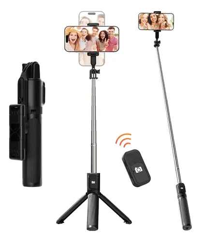 Tripé Flexível Inova para Celular com Controle Bluetooth e Rotação 360°