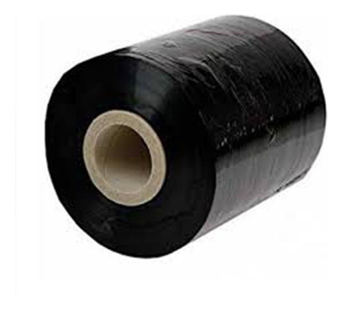 Film Stretch Negro Rollo Cono De 10 Cm Pack X 5 Embalaje 