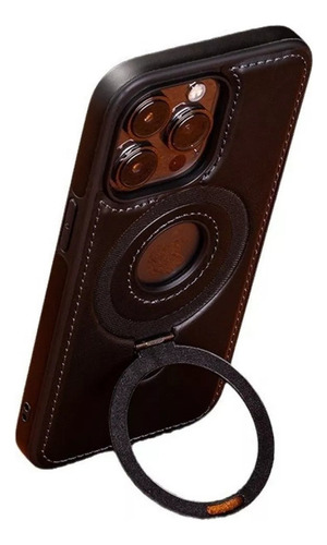 X Funda De Piel Auténtica For iPhone 15 Pro, Modelo