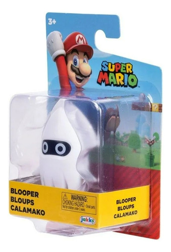 Figura Blooper Calamako 7cm. Nintendo Super Mario