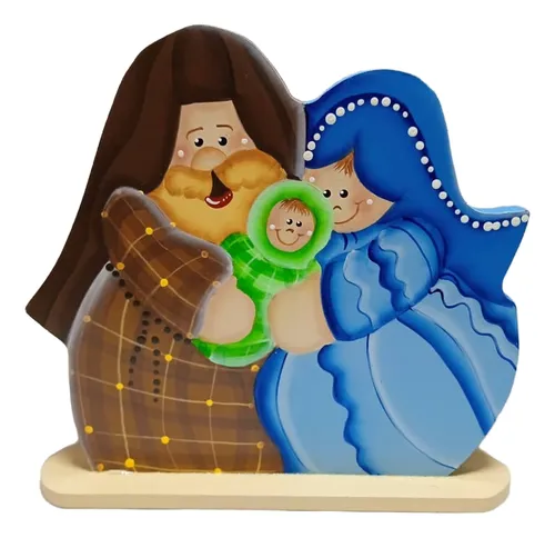 comprar Bonito Nacimiento En Mdf Pintado A Mano