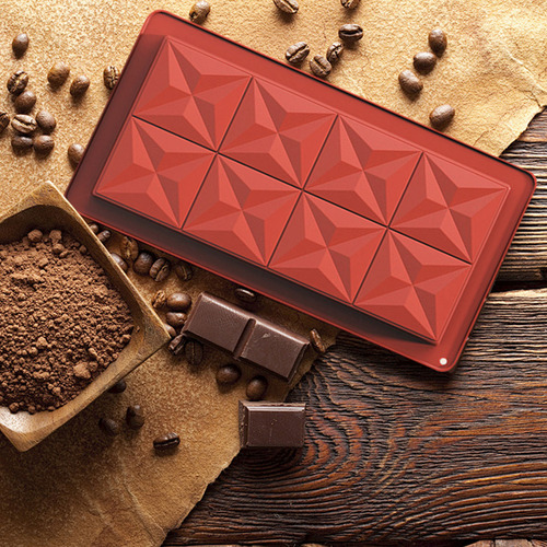 Moldes Energéticos Para Magdalenas Con Forma De Chocolate De