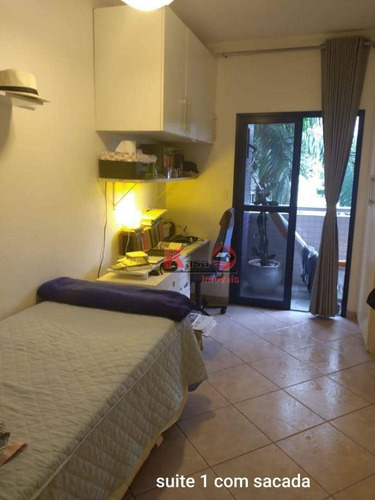 Imagem 12 de 22 de Apartamento Com 3 Dormitórios À Venda, 165 M² Por R$ 698.000,00 - Ponta Da Praia - Santos/sp - Ap10729