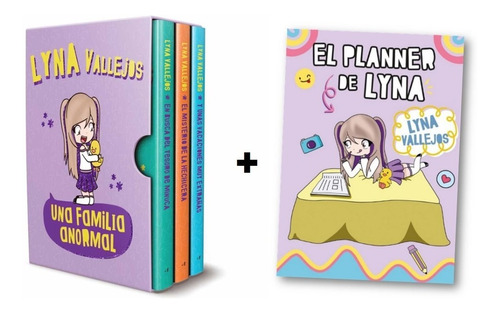 * Pack Familia Anormal * Estuche + Planner Lyna Vallejos