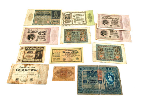 Billetes Marcos Noteheld Alemanes (lote) - Numismatica (Usado)