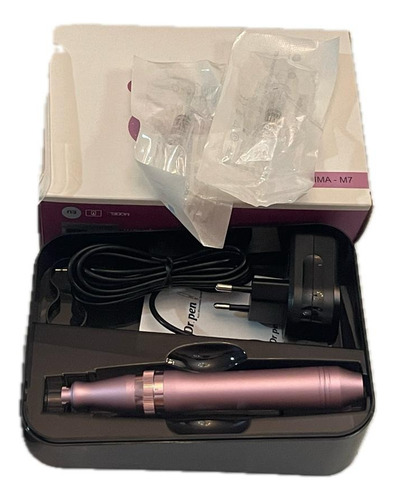 Combo Caneta Dr Pen M7 W Wireless Dermapen Agulha Sobe Desce