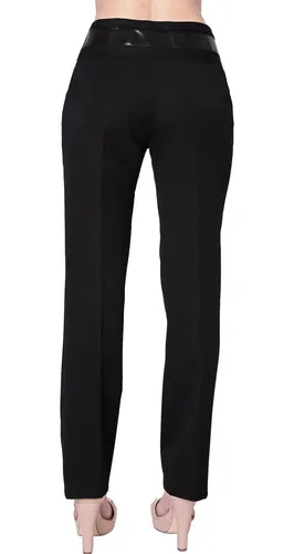 Pantalon negro vestir mujer sale