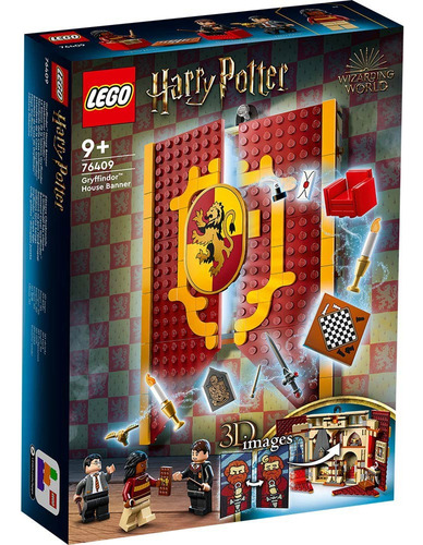 Lego 76409 Estandarte De La Casa Gryffindor Cantidad De Piezas 285