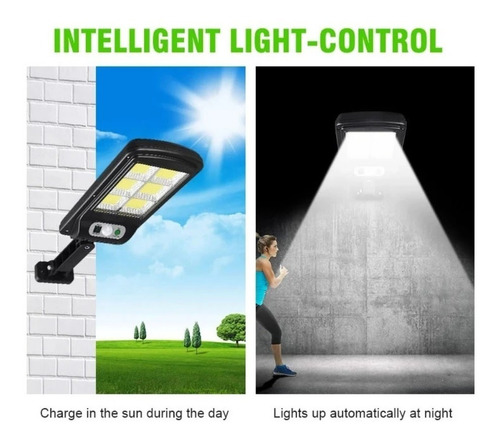 Imagen 4 de 8 de 3 Lamparas Luz Foco Solar 240 Led Exterior C/ Sensor,control