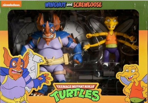 Figura Neca - Nickelodeon Tmnt Wingnut And Screwloose