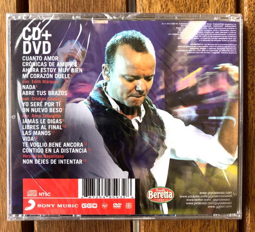 Gigi D´alessio - Primera Fila - Cd+dvd Nuevo Sellado