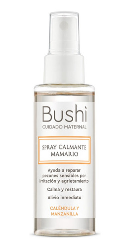 Bushi Cuidado Maternal Calmante Mamario Spray 60ml