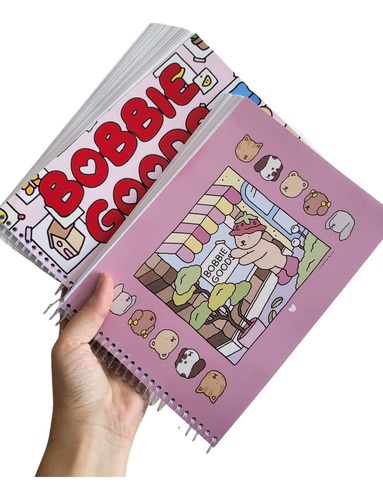 Libro Anillado Bobbie Goods 170 Dibujos Diferentes Flex A5