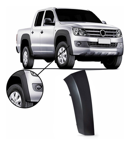 Alargador Parachoque Dianteiro Amarok 10 11 12 13 14 Direito