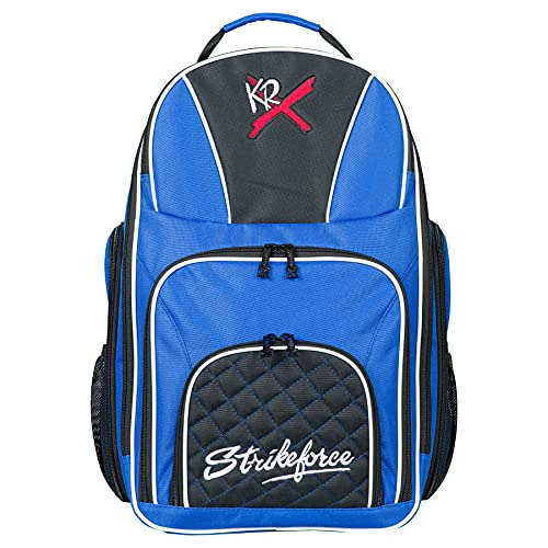 Mochila De Bolos Flush Negra/royal Varios Bolsillos Tod...