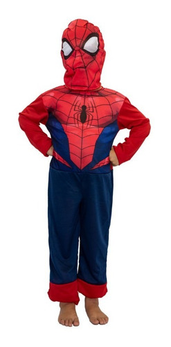 Disfraz Spiderman Original Talle 1 5-6 Años New Toys