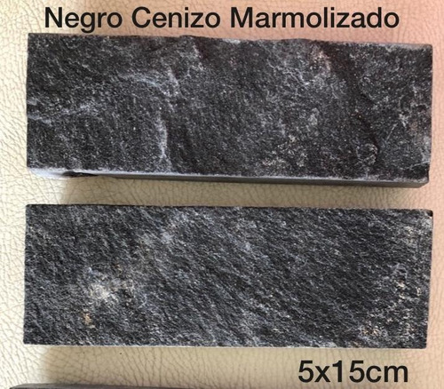 Spacatto Negro Cenizo - Piedra Espacato Negro Cenizo