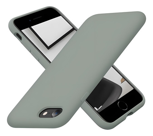 Cordking Funda iPhone SE 2022/2020, iPhone 7 8, Silicona