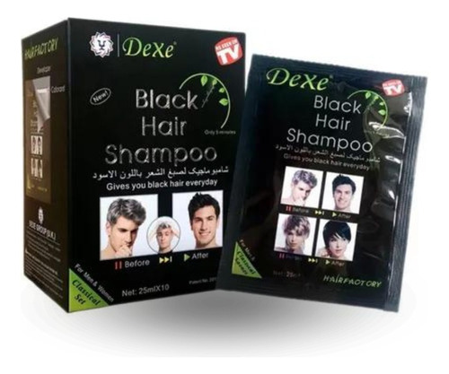 Dexe Shampoo Color Negro Canas - mL a $1040