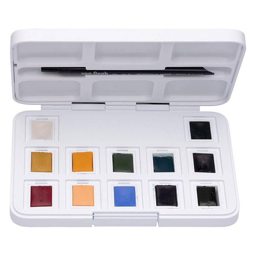 Van Gogh Pocket Box - Set 12 Acuarelas Muted Colors