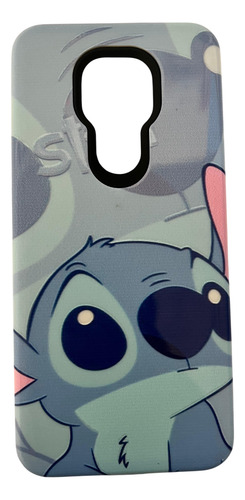 Funda Motorola G9 Play Diseño De Stitch Azul Acero Diseño De Stitch