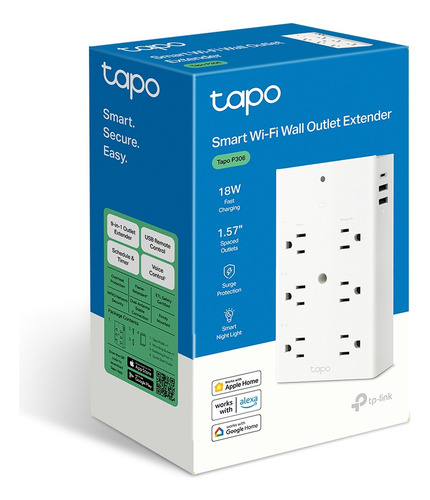Enchufe Tp-link Wifi Smart Tapo P306 Outlet
