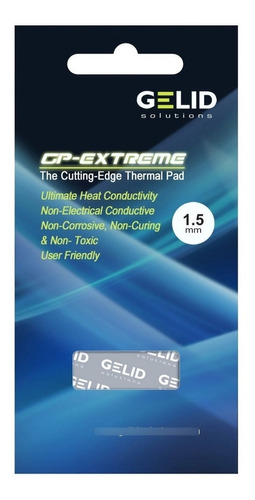 Pad Térmico Gelid Gp-extreme Tp-gp01-c 12w 80x40x1,5mm