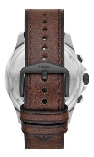 Relógio Masculino Fossil Fs5674/0kn 48mm Couro Marrom