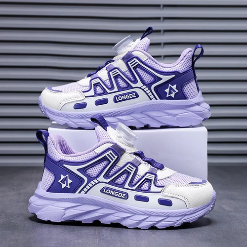 Zapatillas Para Correr Transpirables De Malla Para Niños