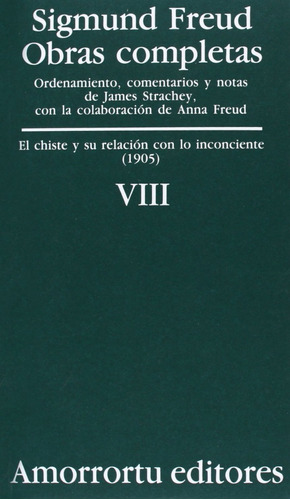 Obras Completas Vol. Viii Sigmund Freud Ed. Amorrortu