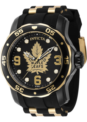 Reloj Invicta Nhl Toronto Maple Leafs De Cuarzo Para Hombre