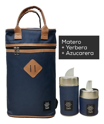 Equipo De Mate Set Matero | Bolso +yerbera +azucarera