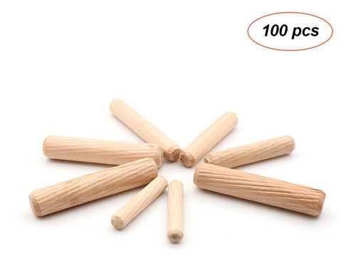 Imagen 2 de 6 de Juego De 100 Clavijas, Clavijas De Madera, Clavijas