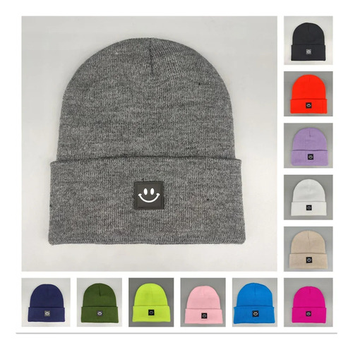 Gorro De Punto De Lana Cálido Para Invierno, Color Café, Tal