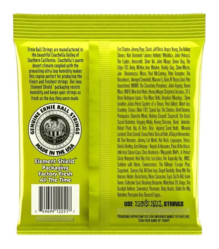 Imagem 2 de 5 de Encordoamento Ernie Ball 010 Regular Slinky Rock N Roll 2251