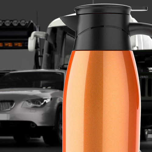 Hervidor De Agua Para Coche De 12v, Taza De Naranja